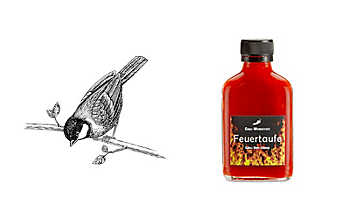 Sehr scharfe Chilisauce „Feuertaufe“ Chilisauce Feuertaufe