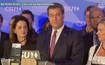 Bayern-Wahl: CSU muss herbe Verluste hinnehmen Bayern-Wahl: CSU muss herbe Verluste hinnehmen